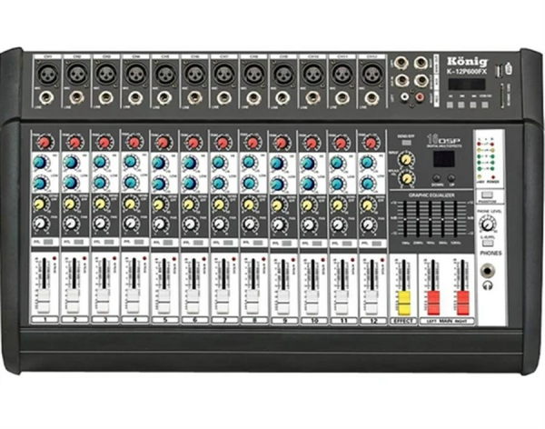 König K-12 P600 FX DIAMOND 12 Kanal Power Mikser