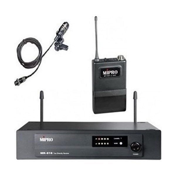 Mipro MR-818 Yaka Uhf Band Kablosuz Tek Yaka Tipi Mikrofon Seti