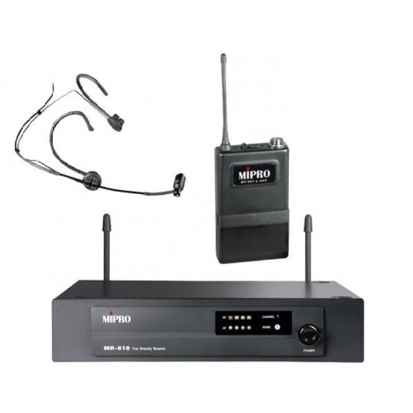 Mipro MR-818 Headset Uhf Band Kablosuz EL Yaka Tipi Mikrofon Seti
