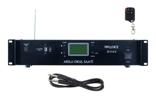 Provoice ZS-216R B-Klas Rack Tipi Programlı Okul Zil Saati