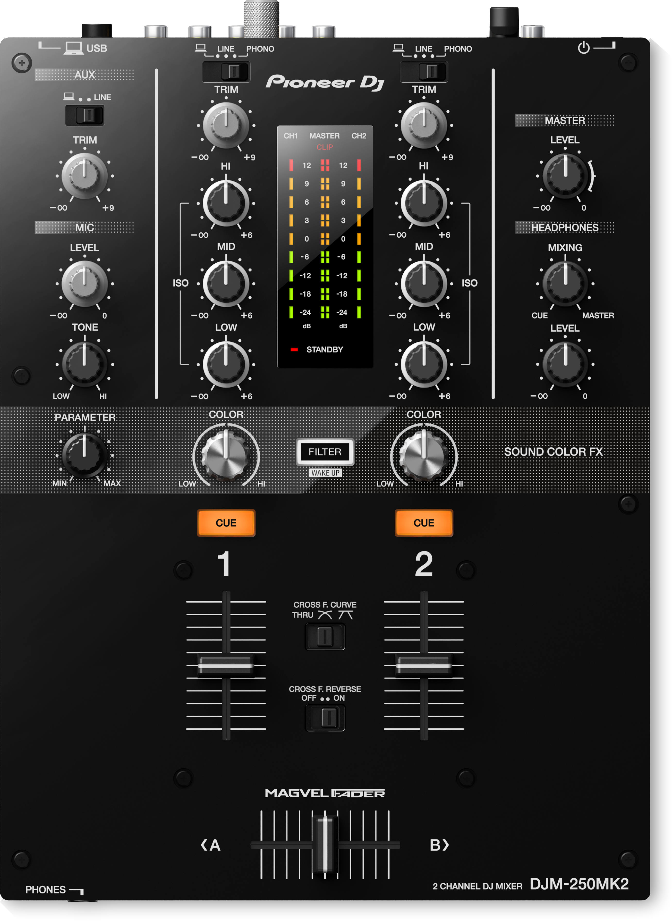 Pioneer DJM-250MK2 2 Kanal Dj Mikser