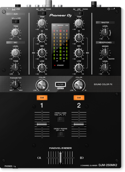 Pioneer DJM-250MK2 2 Kanal Dj Mikser