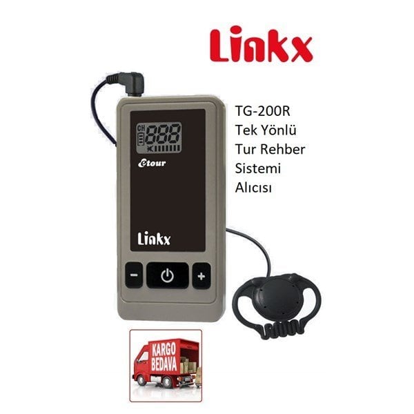 Linkx TG-200R Tek Yönlü Tur Rehber Sistemi Alıcısı