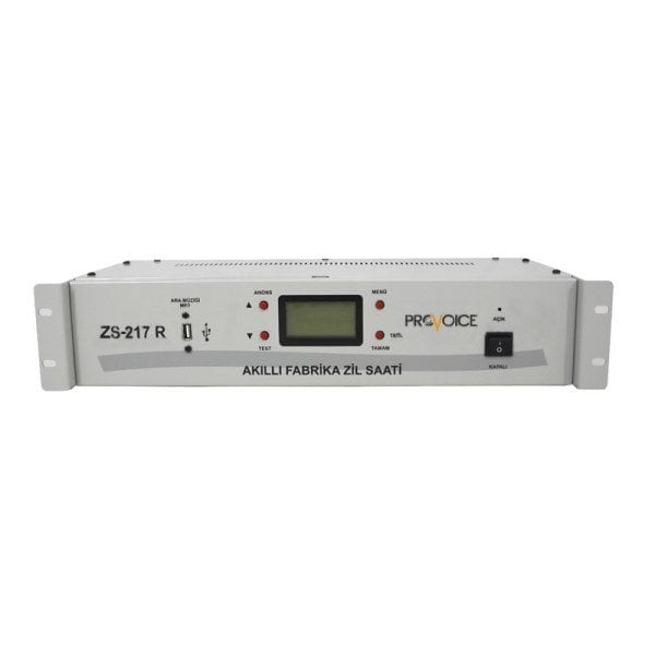 Provoice ZS-217R Akıllı Fabrika Zil Saati (Rack Tipi)