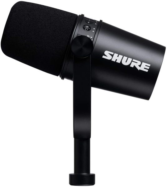 Shure MV7 Podcast Radyo ve Stüdyo Yayın Mikrofon Siyah