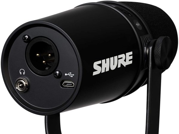 Shure MV7 Podcast Radyo ve Stüdyo Yayın Mikrofon Siyah