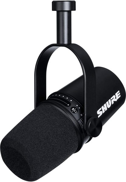 Shure MV7 Podcast Radyo ve Stüdyo Yayın Mikrofon Siyah