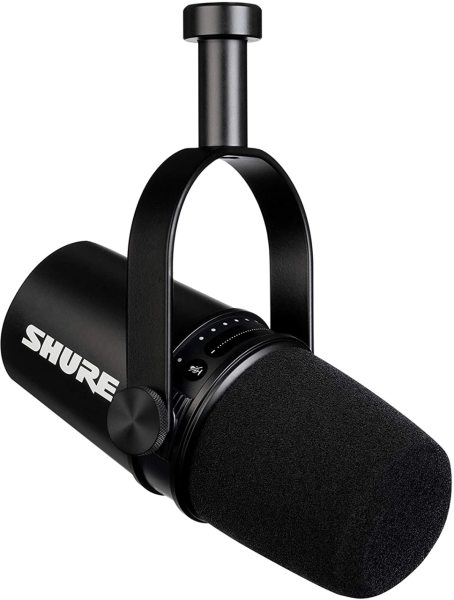 Shure MV7 Podcast Radyo ve Stüdyo Yayın Mikrofon Siyah
