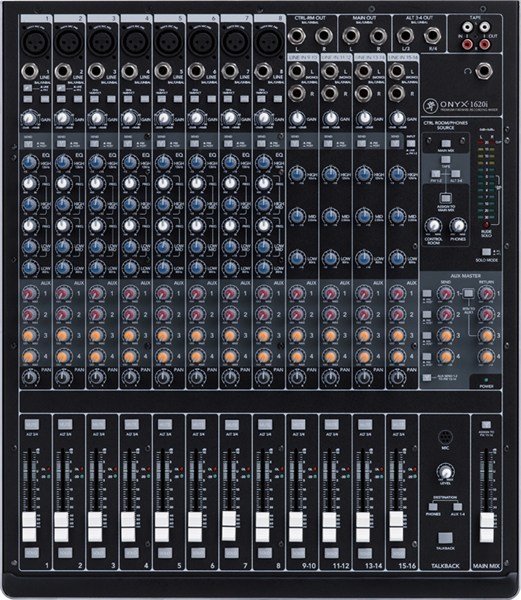 Mackie Onyx 1620i 8-Mono 4-Stereo 4 Aux Firewire Studyo Kayıt Mikseri