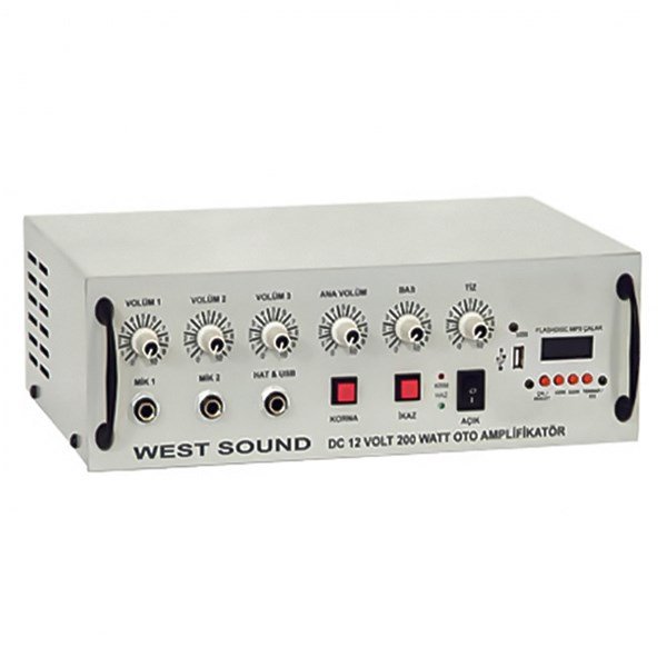 West TKS 200 USB DCC 12 V Mikser Amfi
