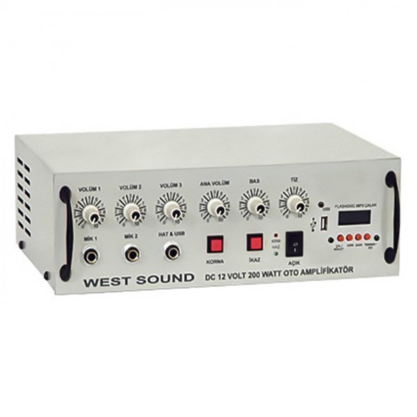 West TKS 200 USB DCC 12 V Mikser Amfi