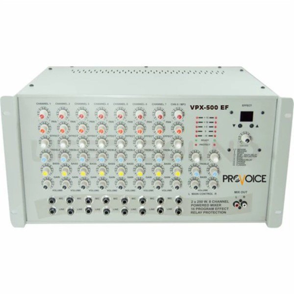 Provoice VPX-500 EF 8 Kanal Efektli 2x250 Watt Anfi