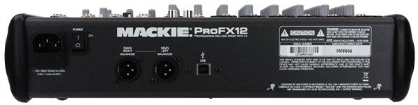 Mackie ProFX12 12-Kanal Analog Studyo Kayıt Mikseri