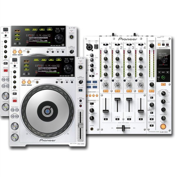 Pioneer Djm 850 W (Beyaz) 4-Kanal Dj Mikser