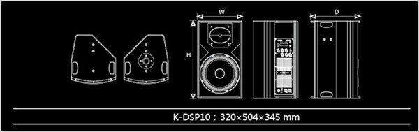 AudioCenter K-DSP 10 Aktif Kabin Hoparlör