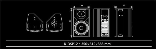 AudioCenter K-DSP 12 Aktif Kabin Hoparlör