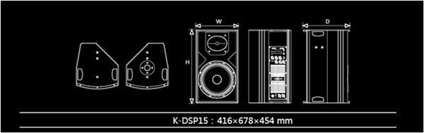 AudioCenter K-DSP 15 Aktif Kabin Hoparlör