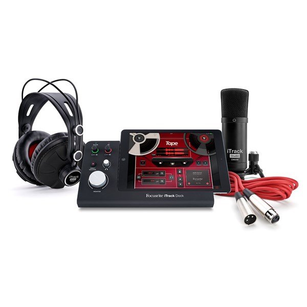 Focusrite iTrack Dock Studio iPAD Uyumlu Taşınabilir Stüdyo Paketi