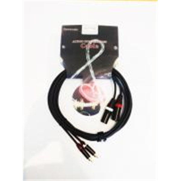 Seetronic SC 2C-2M-3 Çift RCA( tos) jaktan Çift XLR erkek jaka (3 Metre)
