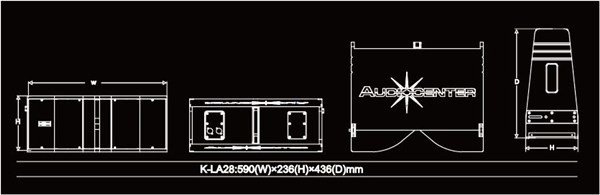 AudioCenter K-LA28 Pasif Line Array Module