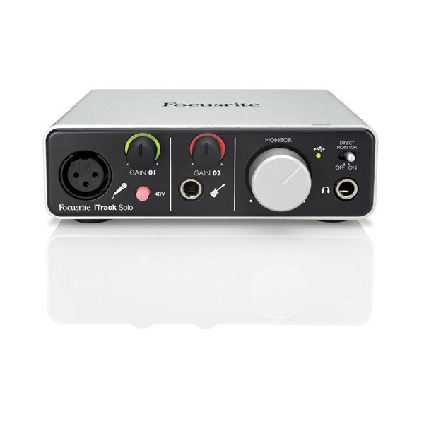 Focusrite iTrack Solo Lightning Enstruman&Mikrofon Preamplı Ses Kartı (İPAD ve MAC&PC Uyumlu)