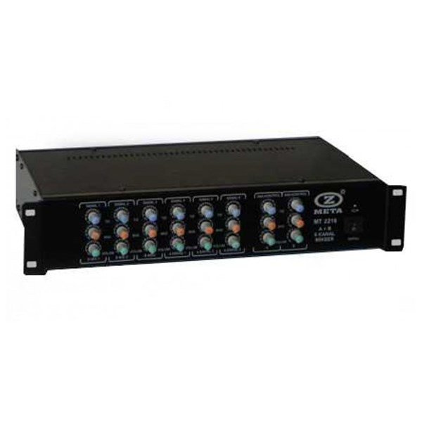 West Sound MT 2216 - A + B Acil Anons Uyumlu 6 Kanal Mikser Ünitesi