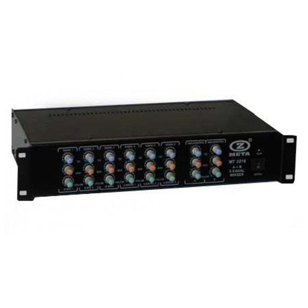 West Sound MT 2216 - A + B Acil Anons Uyumlu 6 Kanal Mikser Ünitesi