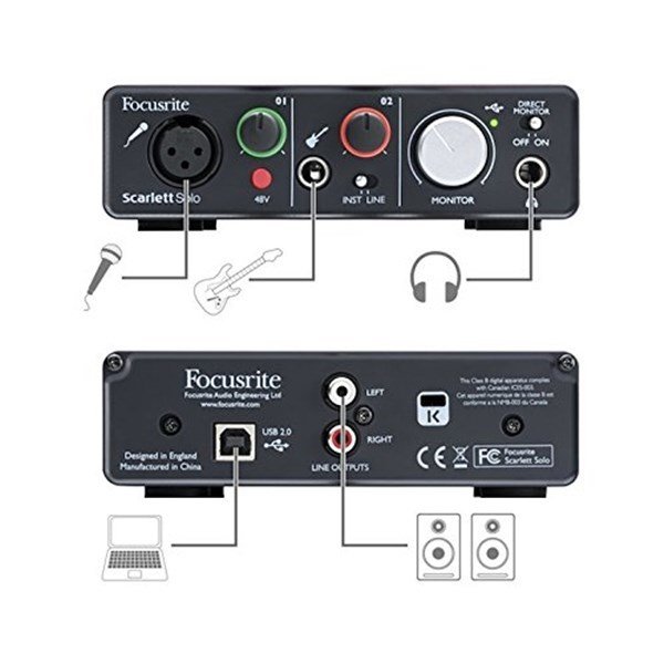 Focusrite Scarlett Solo USB Ses Kartı
