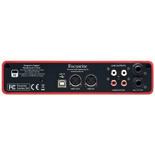 Focusrite Scarlett 2i4 USB 2 Kanallı 4 Çıkışlı Ses Kartı