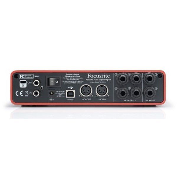 Focusrite Scarlett 6i6 USB 6 Giriş 6 Çıkışlı Ses Kartı