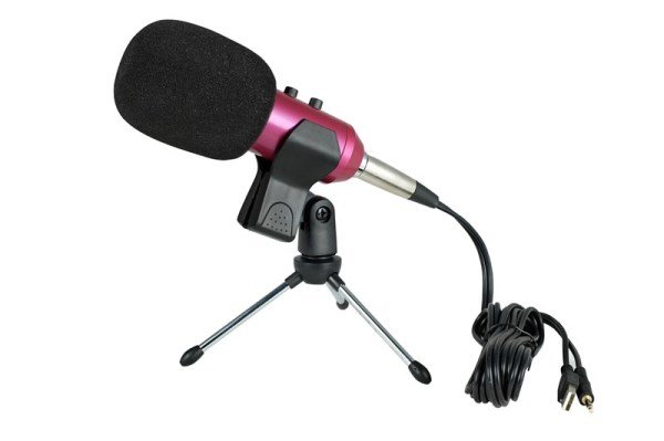 Provoice BM-300 Usb Girişli Condenser Stüdyo Mikrofonu (Pembe)