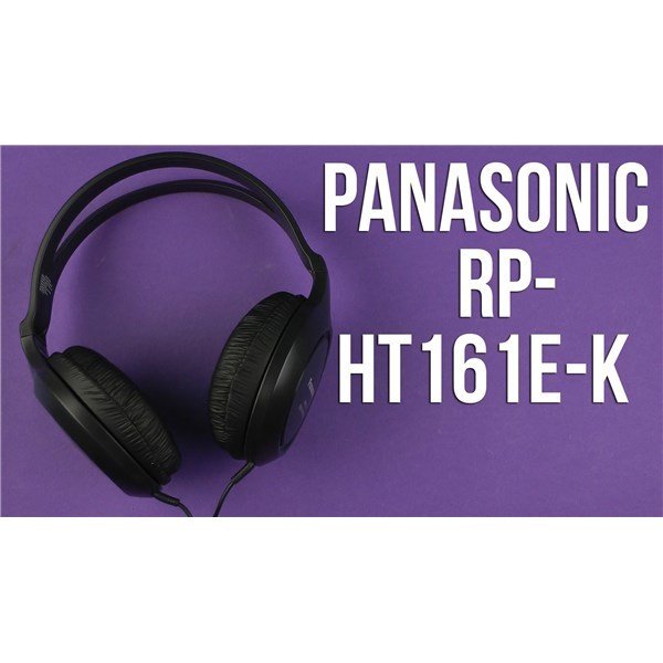 Panasonic RP-HT161E-K Kulak Üstü Stereo Kapalı Kulaklık