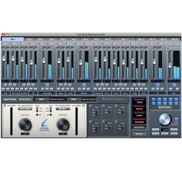 Focusrite Liquid Saffire 56 Firewire 28in/out 2 Liquid & 6 Kanal Ses Kartı